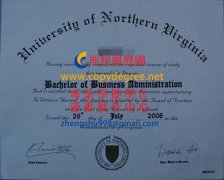 北弗吉尼亞大學學位證書範本|客製北維大