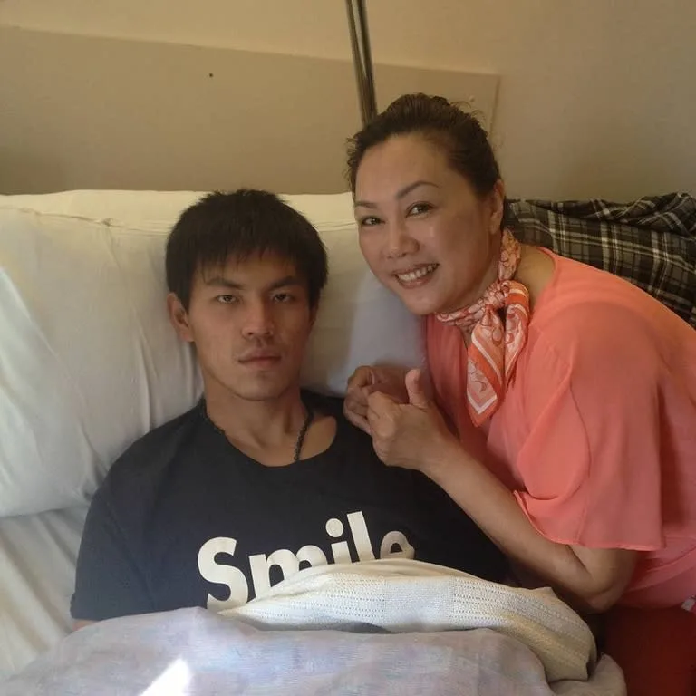 圖片說明：林淑敏（圖右）幫助過許多赴澳度假打工，不幸遭傷病危難的台灣青年。（記者徐煜勝翻攝）
